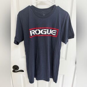 Rogue Logo Don't Tread On Me Snake Stars Dark Blue T-Shirt Men's Size M